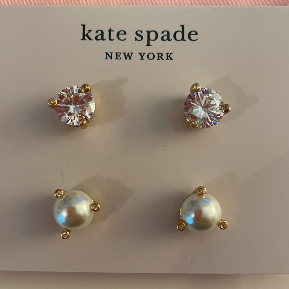 Kate Spade ♠️ 2 earring set - Picture 2 of 5